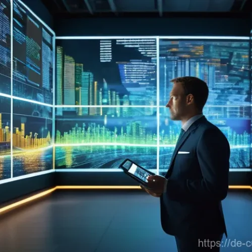 관세사 관련 법률 상담 사례 - A perplexed German business executive, mid-30s, smartly dressed in a bespoke business suit, stands a...