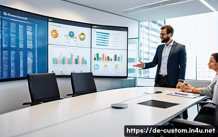 관세사와 품목분류 실무 가이드 - A detailed office scene showing a professional customs consultant advising a diverse group of busine...